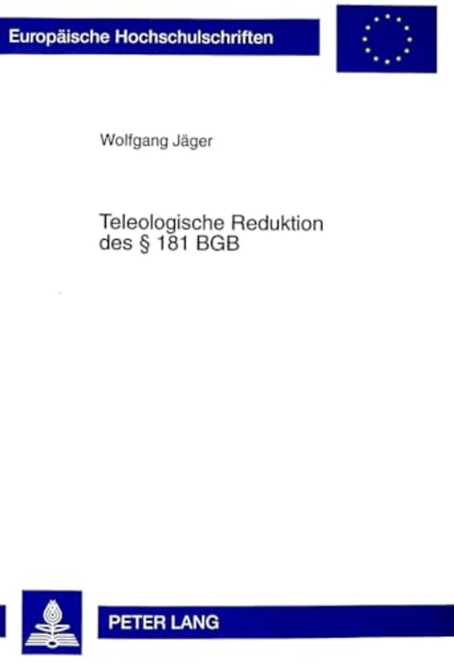 Teleologische Reduktion des 181 BGB
