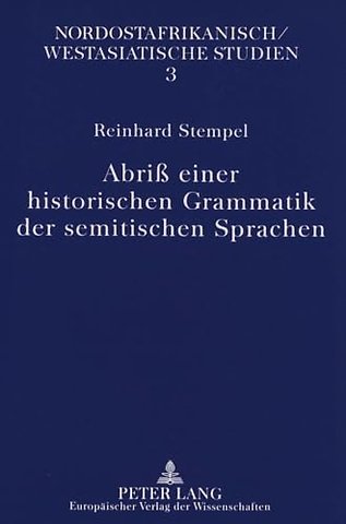 Abriß Einer Historischen Grammatik Der Semitischen Sprachen