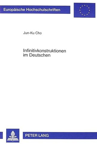 Infinitivkonstruktionen Im Deutschen