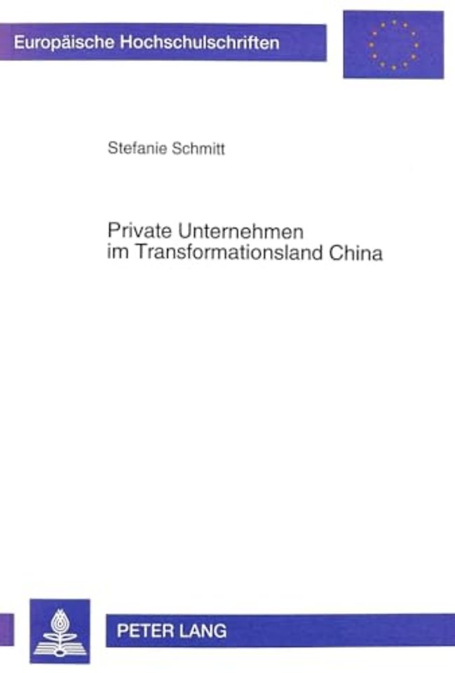 Private Unternehmen Im Transformationsland China