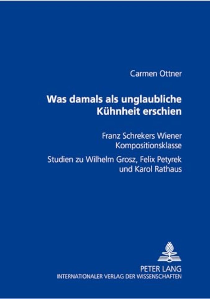 Was damals als unglaubliche Kuehnheit erschien
