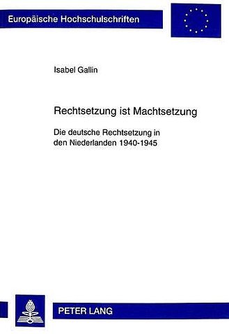 Rechtsetzung Ist Machtsetzung