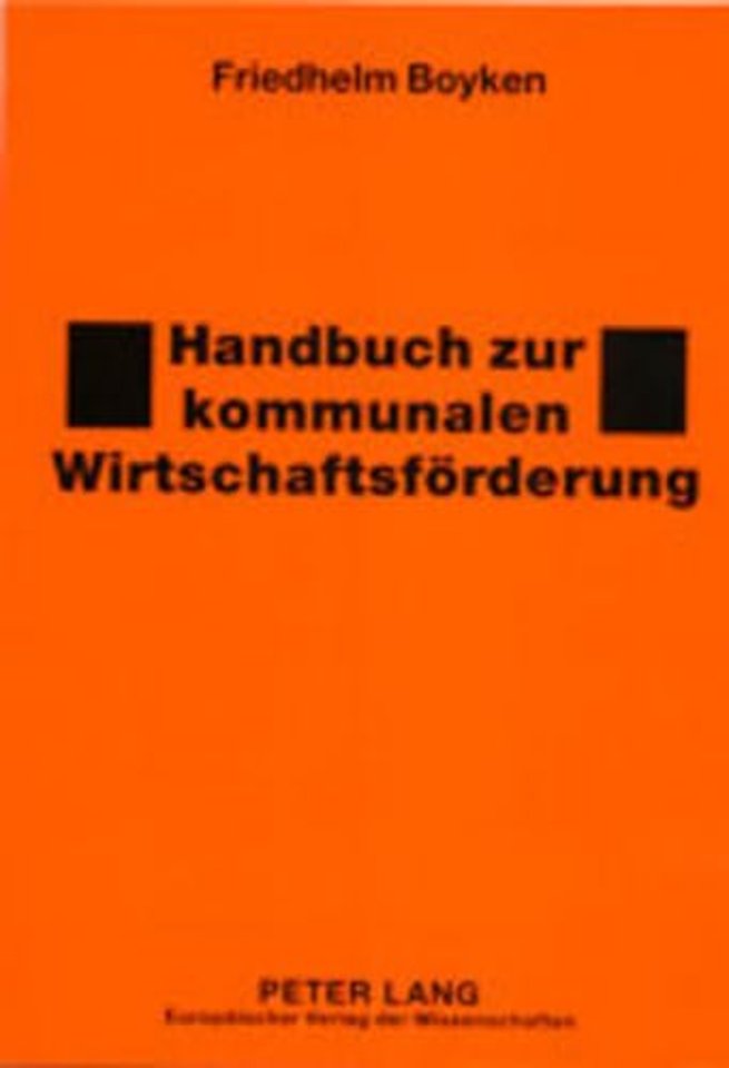 Handbuch Zur Kommunalen Wirtschaftsfoerderung