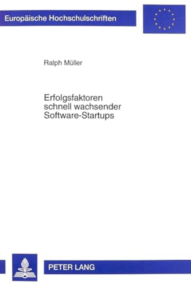 Erfolgsfaktoren Schnell Wachsender Software-Startups