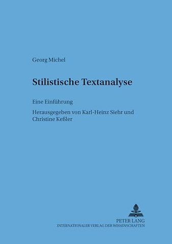 Stilistische Textanalyse