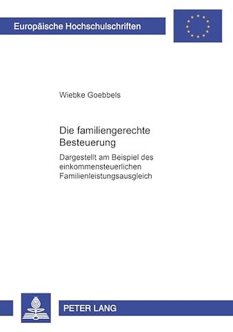 Die Familiengerechte Besteuerung