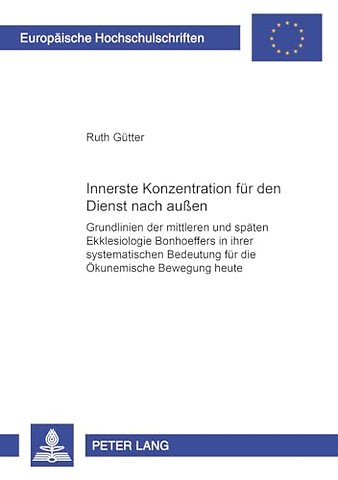 Innerste Konzentration Fuer Den Dienst Nach Aussen