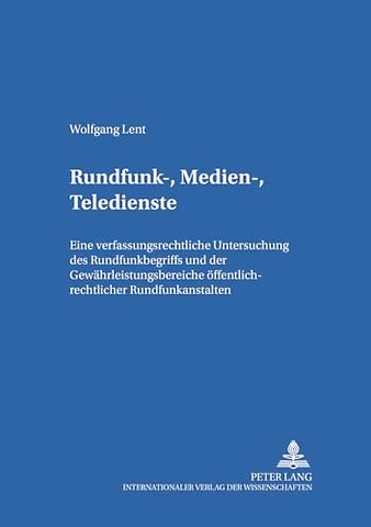 Rundfunk-, Medien-, Teledienste