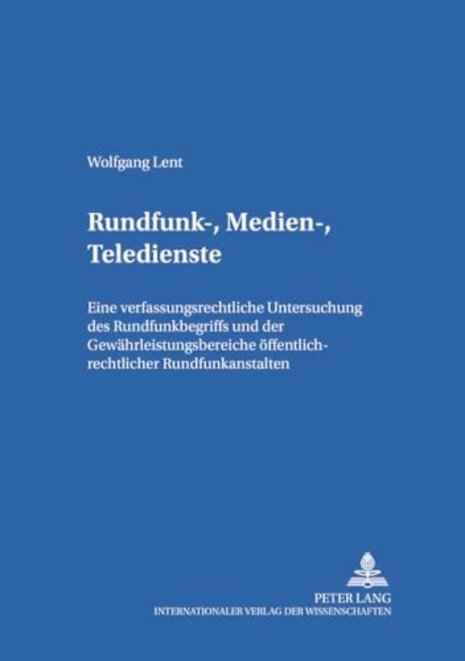 Rundfunk-, Medien-, Teledienste