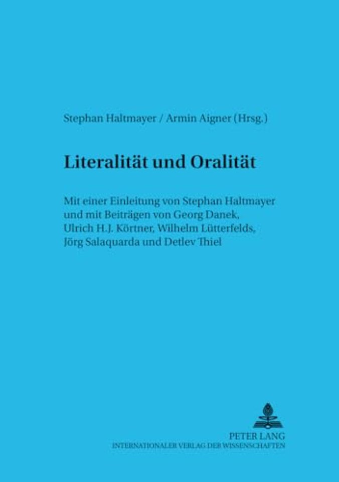Literalitaet Und Oralitaet