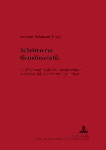Arbeiten Zur Skandinavistik