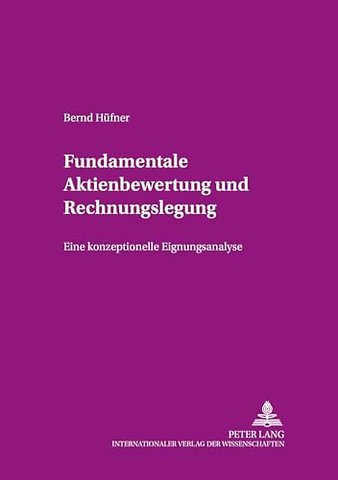Fundamentale Aktienbewertung Und Rechnungslegung