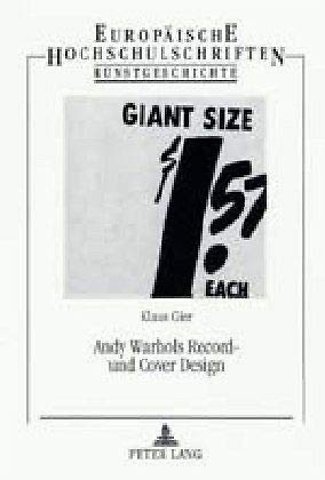 Andy Warhols Record- Und Cover Design