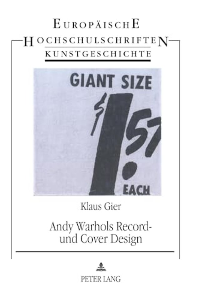 Andy Warhols Record- Und Cover Design