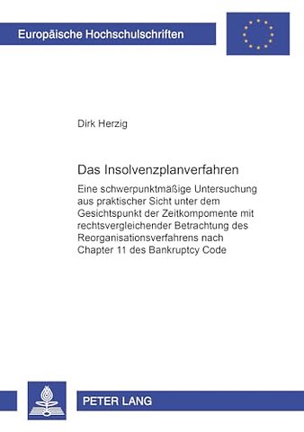 Das Insolvenzplanverfahren