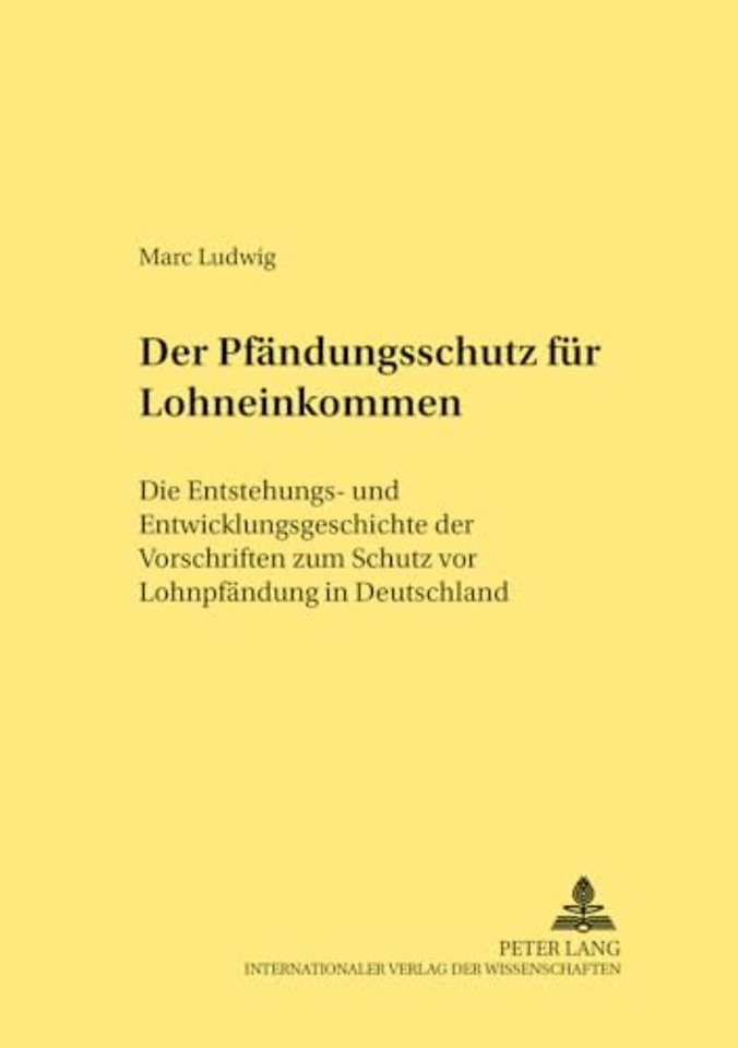 Der Pfaendungsschutz Fuer Lohneinkommen