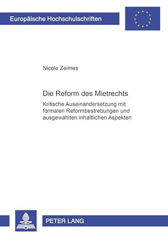 Die Reform Des Mietrechts