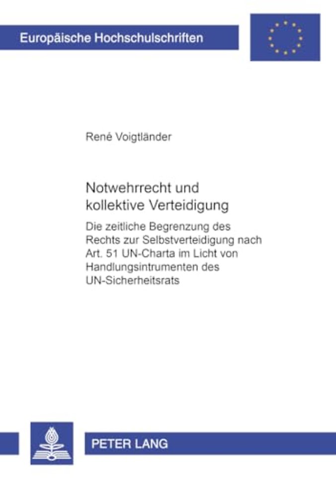 Notwehrrecht Und Kollektive Verantwortung
