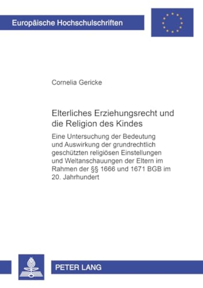 Elterliches Erziehungsrecht Und Die Religion Des Kindes