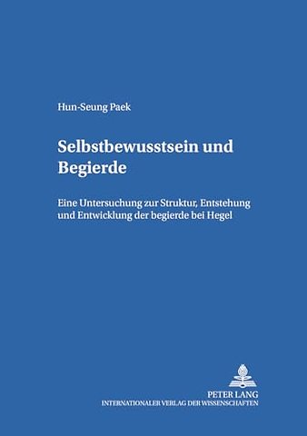 Selbstbewußtsein Und Begierde