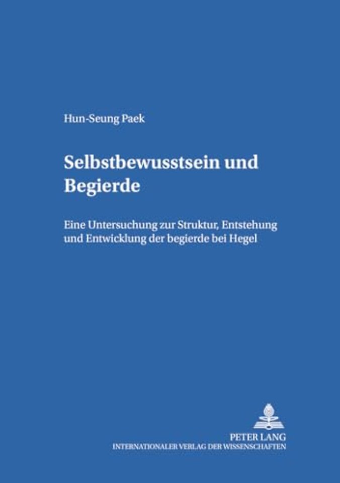 Selbstbewußtsein Und Begierde