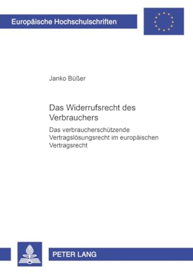 Das Widerrufsrecht Des Verbrauchers