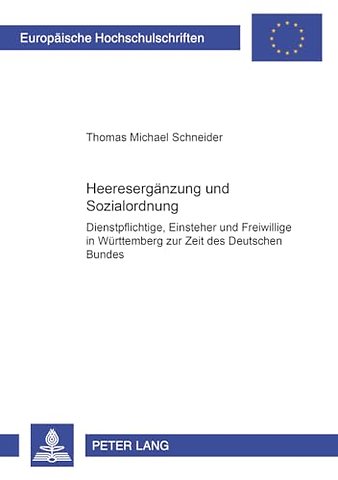 Heeresergaenzung und Sozialordnung