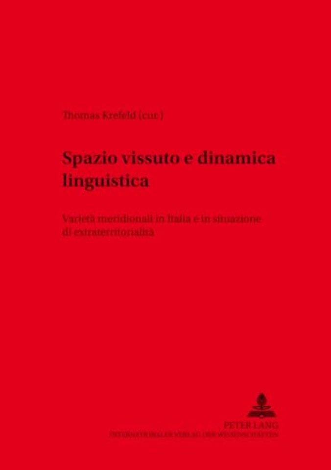 Spazio Vissuto E Dinamica Linguistica
