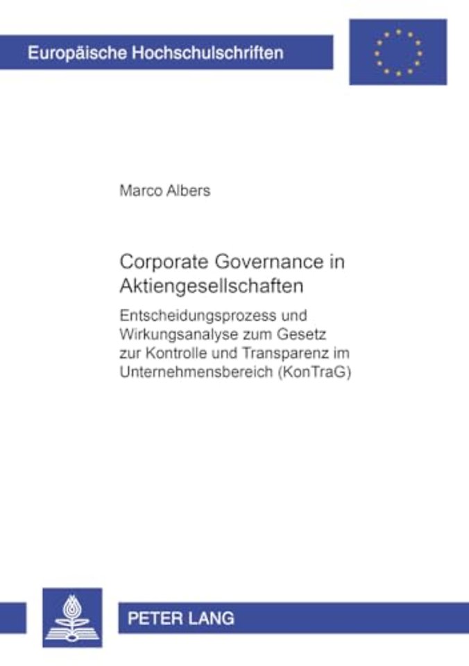 Corporate Governance in Aktiengesellschaften