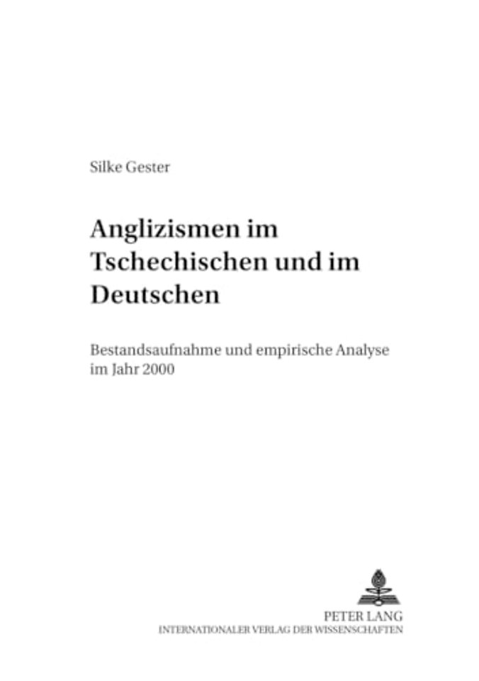 Anglizismen Im Tschechischen Und Im Deutschen
