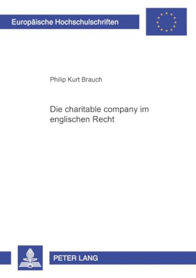 Die «Charitable Company» Im Englischen Recht