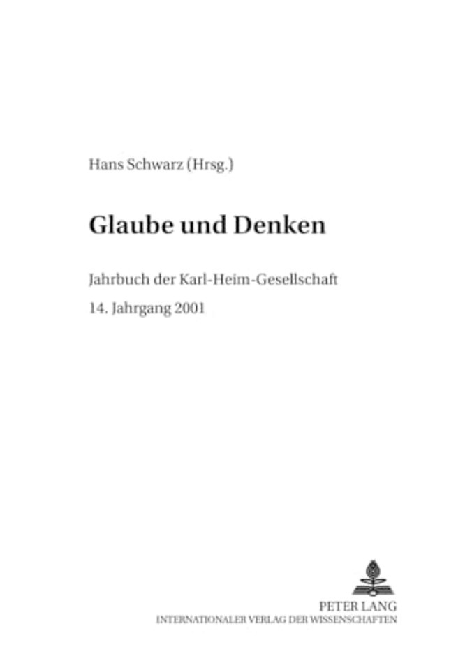 Glaube Und Denken