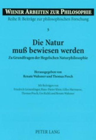 Die Natur Muß Bewiesen Werden