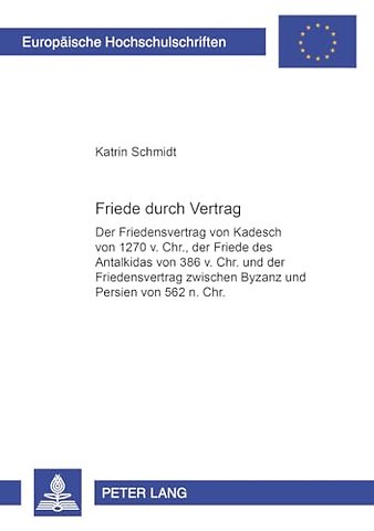 Friede Durch Vertrag