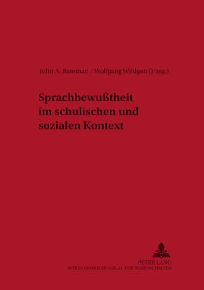 Sprachbewusstheit Im Schulischen Und Sozialen Kontext