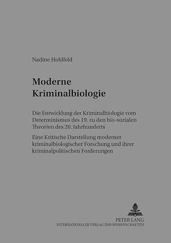 Moderne Kriminalbiologie