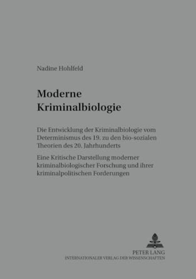 Moderne Kriminalbiologie