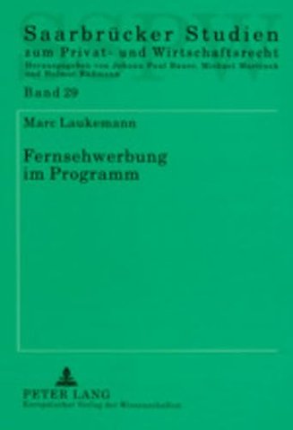 Fernsehwerbung Im Programm