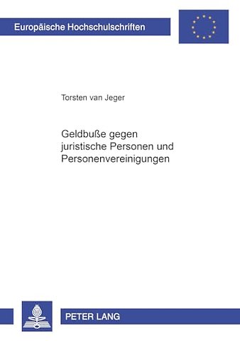 Geldbuße Gegen Juristische Personen Und Personenvereinigungen