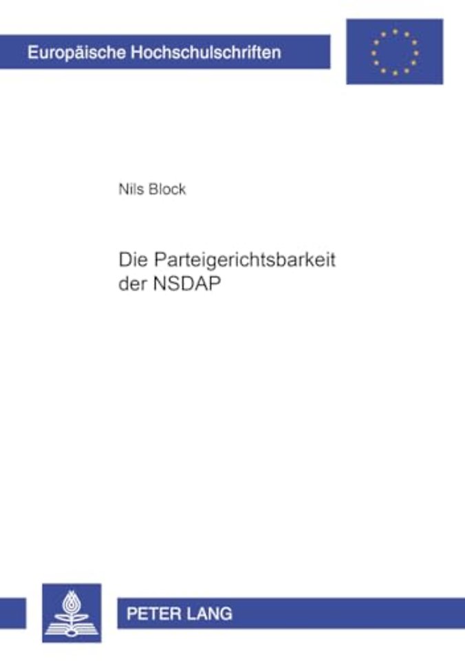 Die Parteigerichtsbarkeit Der Nsdap