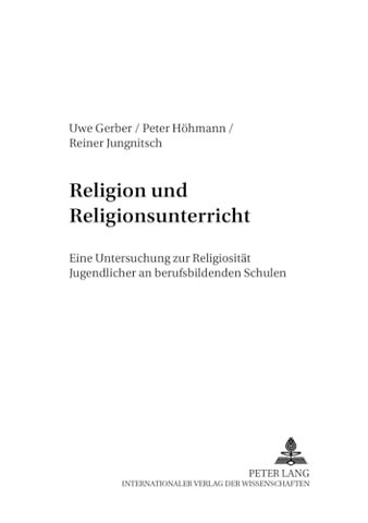 Religion Und Religionsunterricht