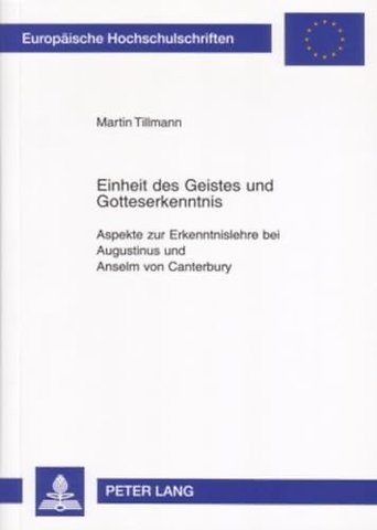 Einheit Des Geistes Und Gotteserkenntnis