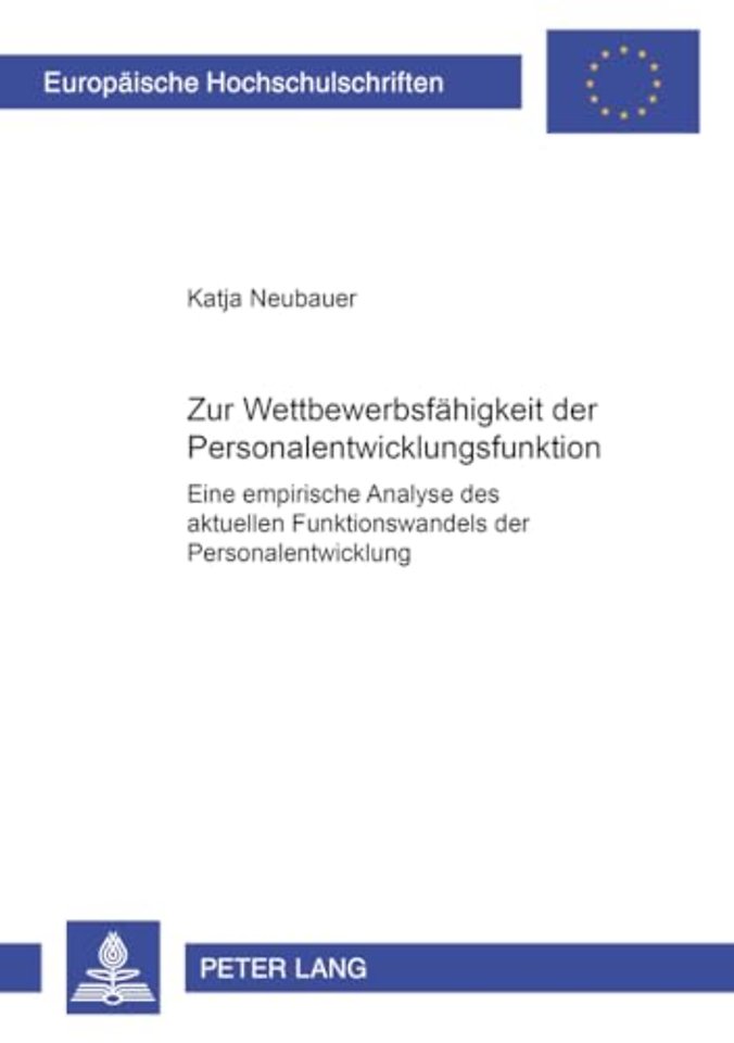 Zur Wettbewerbsfaehigkeit Der Personalentwicklungsfunktion