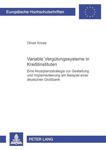 Variable Verguetungssysteme in Kreditinstituten