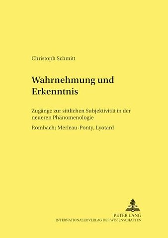Wahrnehmung Und Erkenntnis