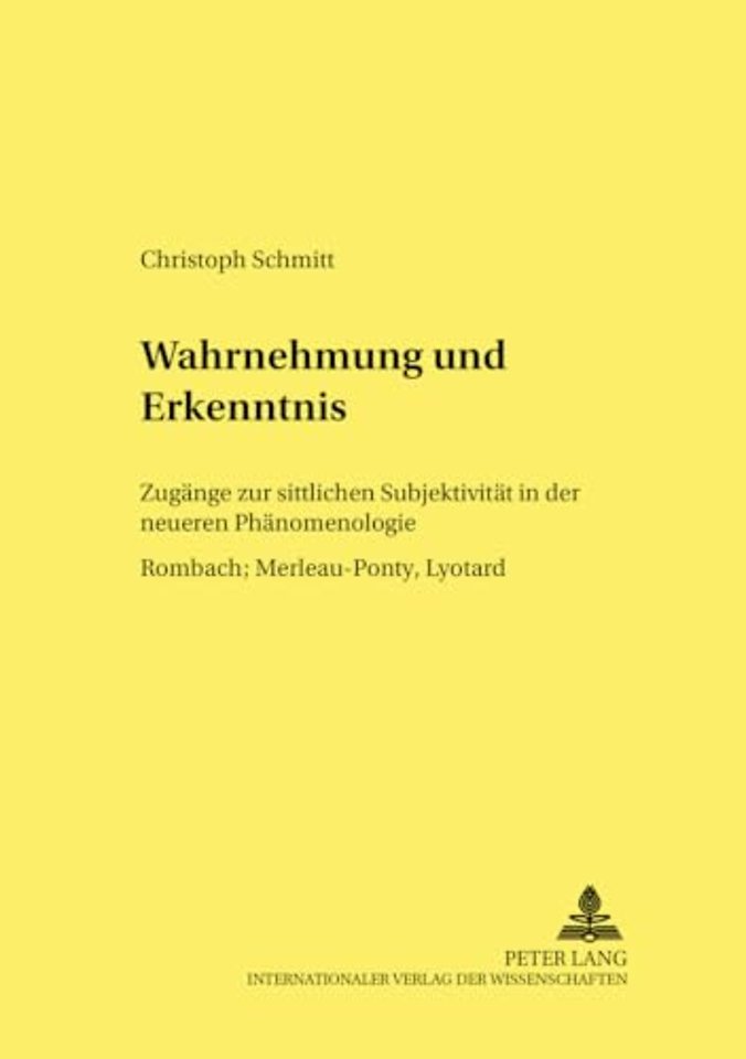 Wahrnehmung Und Erkenntnis