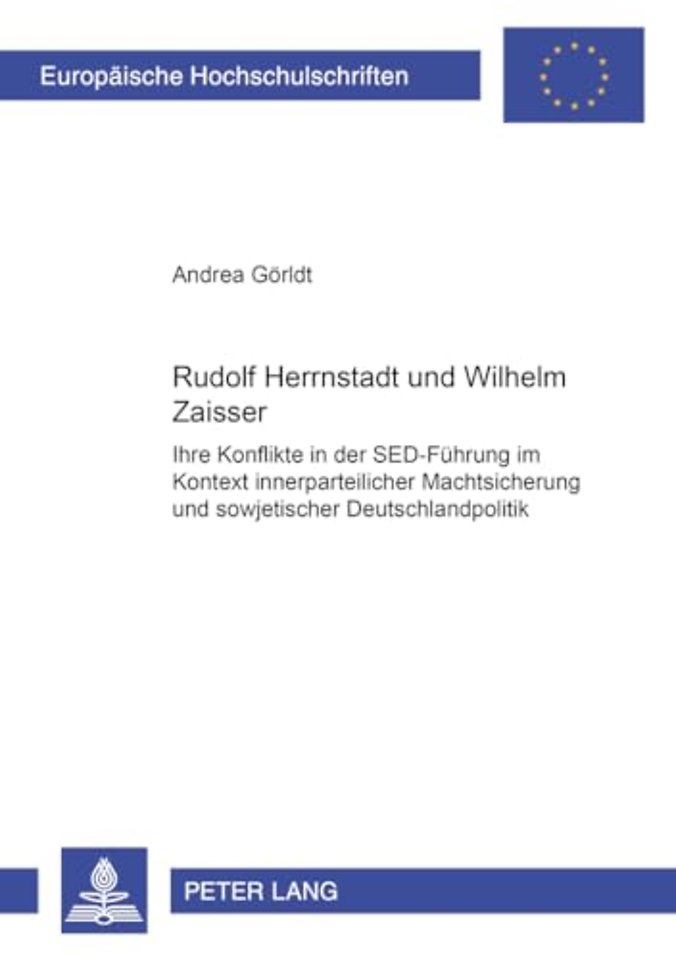Rudolf Herrnstadt Und Wilhelm Zaisser