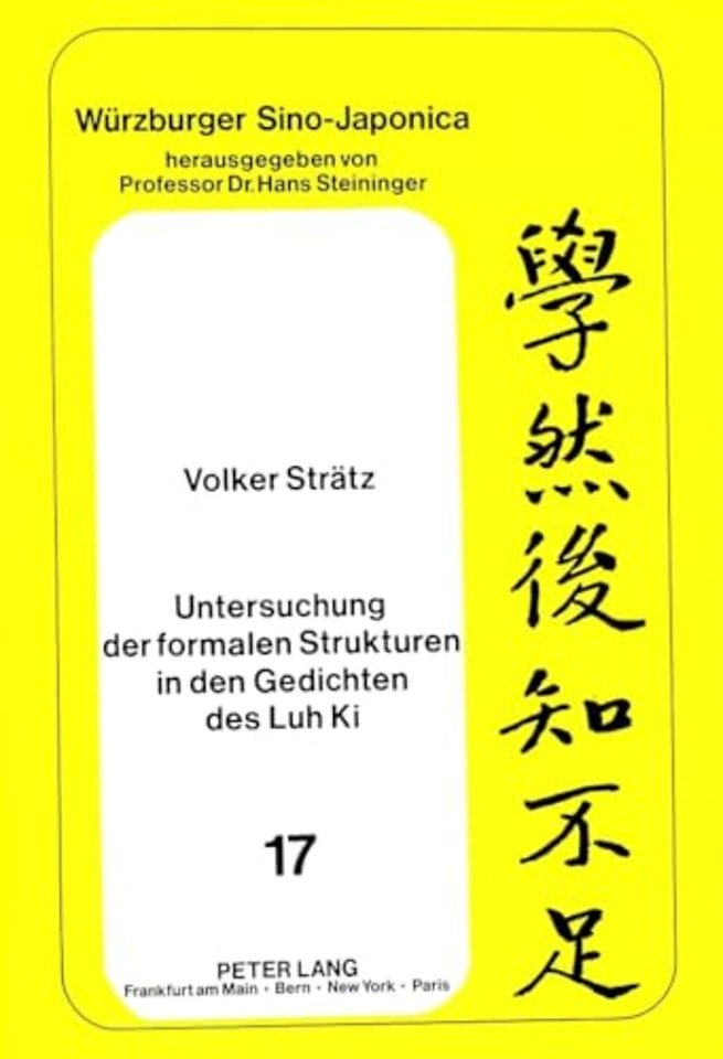 Untersuchung der formalen Strukturen in den Gedichten des Luh Ki
