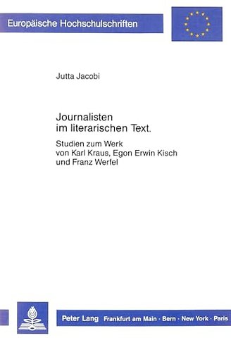 Journalisten Im Literarischen Text