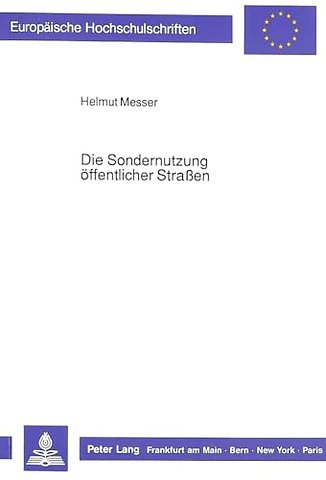 Die Sondernutzung oeffentlicher Straen